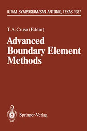 Cruse |  Advanced Boundary Element Methods | eBook | Sack Fachmedien