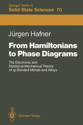 Hafner |  From Hamiltonians to Phase Diagrams | eBook | Sack Fachmedien