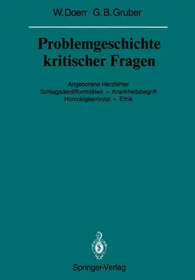 Doerr / Gruber |  Problemgeschichte kritischer Fragen | Buch |  Sack Fachmedien