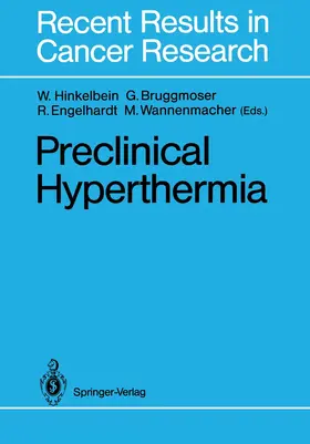 Hinkelbein / Wannenmacher / Bruggmoser |  Preclinical Hyperthermia | Buch |  Sack Fachmedien