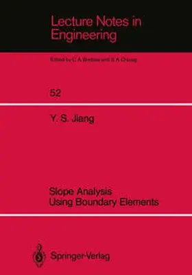 Jiang |  Slope Analysis Using Boundary Elements | eBook | Sack Fachmedien