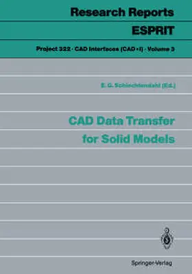 Schlechtendahl |  CAD Data Transfer for Solid Models | eBook | Sack Fachmedien