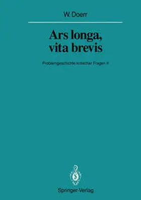 Doerr |  Ars longa, vita brevis | eBook | Sack Fachmedien