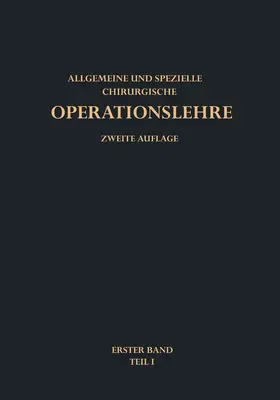 Hegemann |  Allgemeine Operationslehre | Buch |  Sack Fachmedien