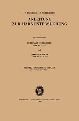 Fischler / Schlemmer | Anleitung zur Harnuntersuchung | E-Book | sack.de