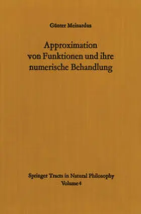 Meinardus |  Approximation von Funktionen und ihre numerische Behandlung | eBook | Sack Fachmedien