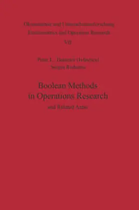 Hammer / Rudeanu |  Boolean Methods in Operations Research and Related Areas | eBook | Sack Fachmedien