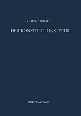 Conrad |  Der Konstitutionstypus | eBook | Sack Fachmedien