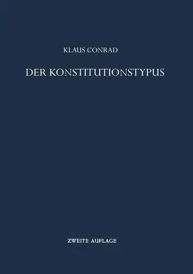 Conrad |  Der Konstitutionstypus | Buch |  Sack Fachmedien