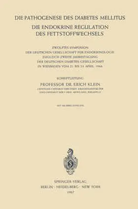  Die Pathogenese des Diabetes Mellitus | eBook | Sack Fachmedien