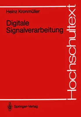 Kronmüller |  Digitale Signalverarbeitung | eBook | Sack Fachmedien