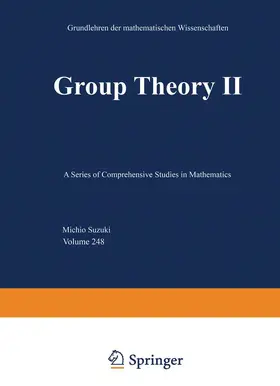 Suzuki |  Group Theory II | Buch |  Sack Fachmedien
