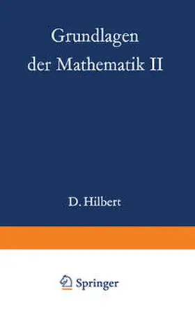 Hilbert / Bernays |  Grundlagen der Mathematik II | eBook | Sack Fachmedien