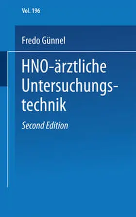 Günnel |  HNO-ärztliche Untersuchungstechnik | eBook | Sack Fachmedien
