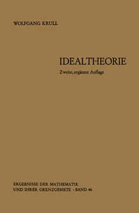 Krull | Idealtheorie | E-Book | sack.de
