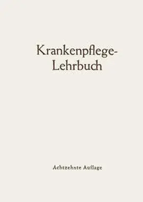  Krankenpflege-Lehrbuch | eBook | Sack Fachmedien
