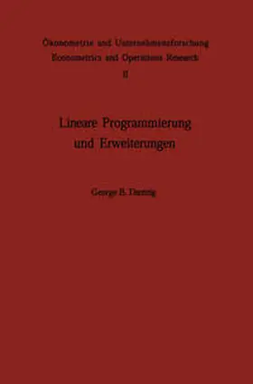 Dantzig | Lineare Programmierung und Erweiterungen | E-Book | www2.sack.de