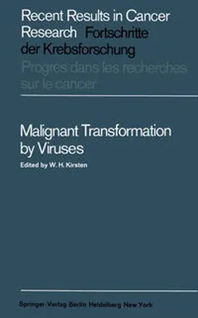 Kirsten |  Malignant Transformation by Viruses | eBook | Sack Fachmedien