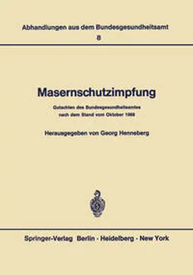 Henneberg |  Masernschutzimpfung | eBook | Sack Fachmedien