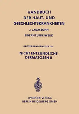 Gottron |  Nicht entzündliche Dermatosen II | eBook | Sack Fachmedien