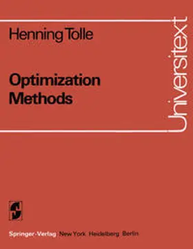 Tolle |  Optimization Methods | eBook | Sack Fachmedien