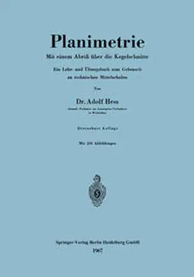 Hess |  Planimetrie | eBook | Sack Fachmedien