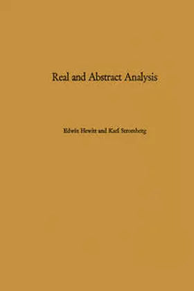 Hewitt / Stromberg |  Real and Abstract Analysis | eBook | Sack Fachmedien