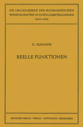 Aumann | Reelle Funktionen | E-Book | sack.de