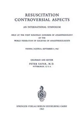 Safar |  Resuscitation Controversial Aspects | eBook | Sack Fachmedien