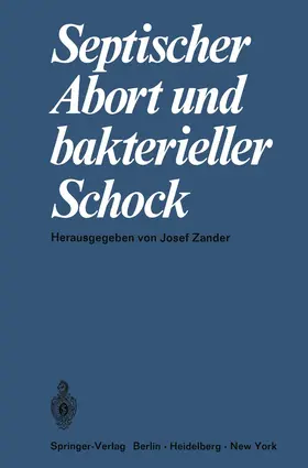 Zander |  Septischer Abort und bakterieller Schock | Buch |  Sack Fachmedien