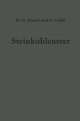 Franck / Collin |  Steinkohlenteer | Buch |  Sack Fachmedien
