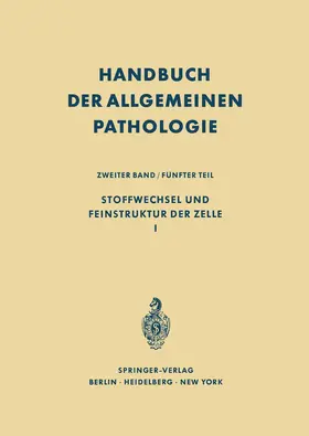 Mölbert / Büchner / Siebert |  Stoffwechsel und Feinstruktur der Zelle I | Buch |  Sack Fachmedien