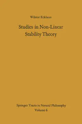 Eckhaus |  Studies in Non-Linear Stability Theory | eBook | Sack Fachmedien