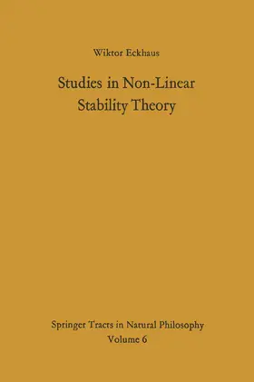 Eckhaus |  Studies in Non-Linear Stability Theory | Buch |  Sack Fachmedien