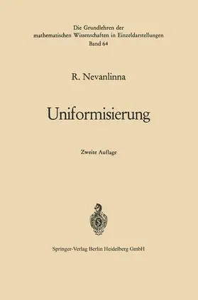 Nevanlinna |  Uniformisierung | Buch |  Sack Fachmedien