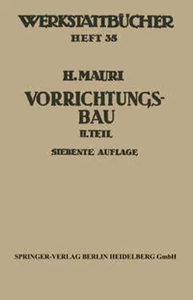 Mauri |  Der Vorrichtungsbau | eBook | Sack Fachmedien