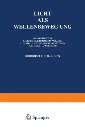 Grebe / Konen / Herzfeld |  Licht Als Wellenbewegung | Buch |  Sack Fachmedien