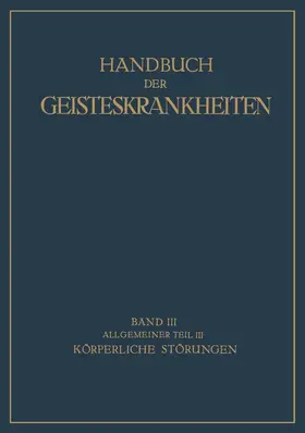 Georgi / Kafka / Küppers |  Handbuch der Geisteskrankheiten | Buch |  Sack Fachmedien