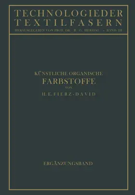 Fierz-David / Herzog |  Künstliche Organische Farbstoffe | Buch |  Sack Fachmedien