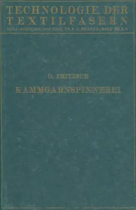 Fritsch / Herzog |  Die Wollspinnerei | Buch |  Sack Fachmedien
