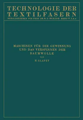 Glafey / Herzog |  Baumwollspinnerei | Buch |  Sack Fachmedien