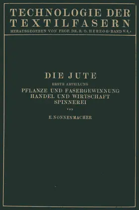 Nonnenmacher / Herzog |  Die Jute | Buch |  Sack Fachmedien