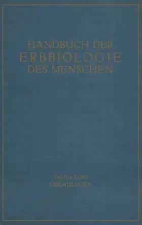 Bonnevie / Hanhart / Heberer |  Die Grundlagen der Erbbiologie des Menschen | Buch |  Sack Fachmedien