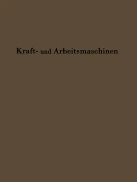 Hoffmann |  Kraftmaschinen und Arbeitsmaschinen | Buch |  Sack Fachmedien