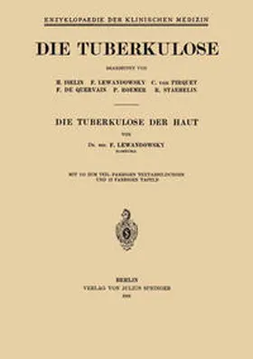 Lewandowsky / Langstein / Noorden |  Die Tuberkulose der Haut | eBook | Sack Fachmedien