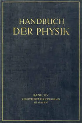 Angenheister / Bär / Hagenbach |  Elektrizitätsbewegung in Gasen | eBook | Sack Fachmedien