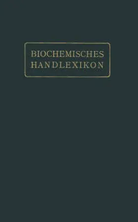 Fodor / Fuchs / Hirsch |  Biochemisches Handlexikon | eBook | Sack Fachmedien