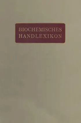 Fodor / Fuchs / Grün |  Biochemisches Handlexikon | eBook | Sack Fachmedien