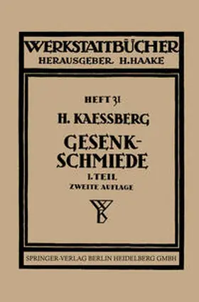 Kaessberg / Haake | Gesenkschmiede | E-Book | sack.de