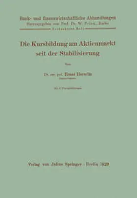 Horwitz / Prion |  Die Kursbildung am Aktienmarkt seit der Stabilisierung | eBook | Sack Fachmedien